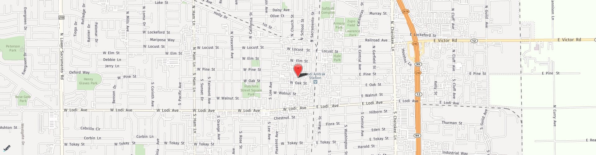 Location Map: 19 Downtown Mall Lodi, CA 95420 United States